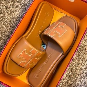 Tory Burch Double T Sport Slide